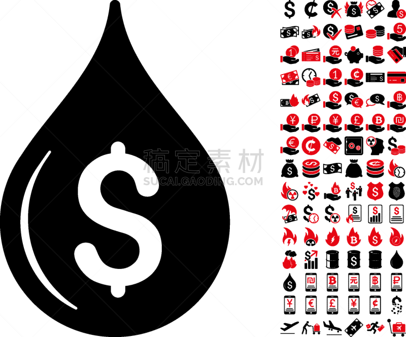 水滴,石油,价格标签,计算机图标,点状,红色,黑色,化学制品,奖励
