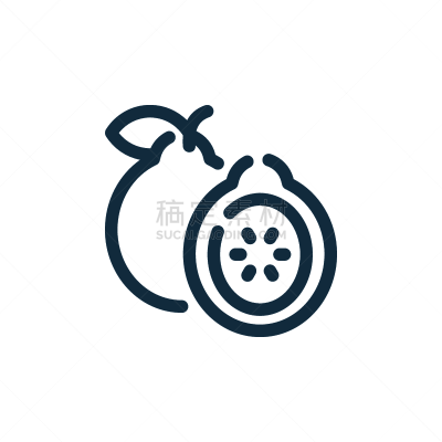 番石榴,绘画插图,轮廓,符号,计算机图标,矢量,分离着色,蜘蛛网,直的,报纸