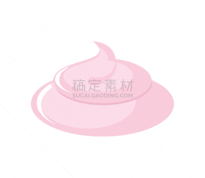 卷着的,漩涡形,粉色,奶油,草莓,奶泡,螺线,偏好,杯,食品