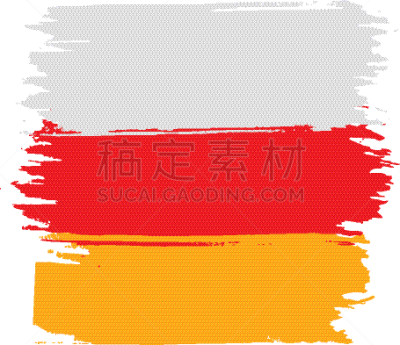 南奥塞梯,白色,欧洲,黄色,职权,国内著名景点,红色,矢量,高加索山脉