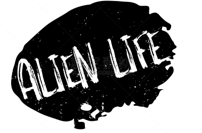 外星人,橡皮章,诱拐者,白色,红色,宏伟,未知的事物,手艺,图像