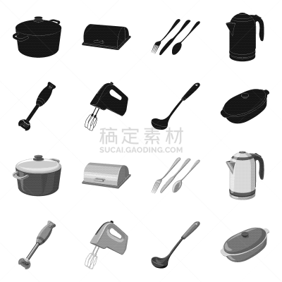 品牌名称,厨房,不锈钢,砂锅菜,清新,蛋糕,面包,长柄勺,炖锅,烹调