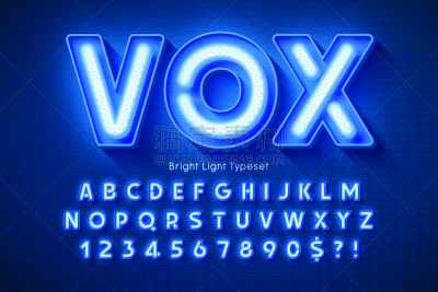 字母,现代,三维图形,霓虹灯,字体,螺线,厚的,绘画插图,图像特效,未来