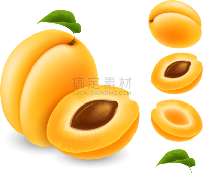 水果,杏,湿,部分,清新,食品,维生素,果汁,熟的,布置