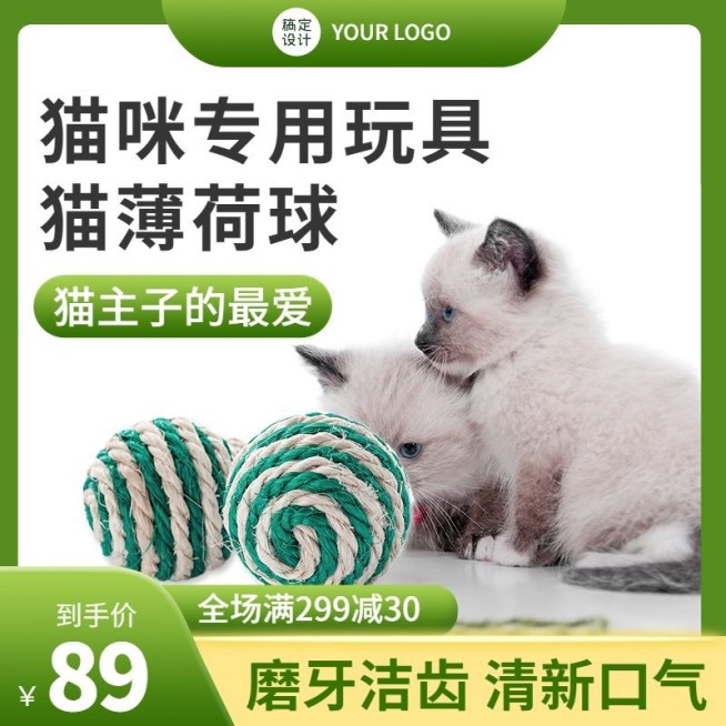 电商宠物玩具商品主图预览效果