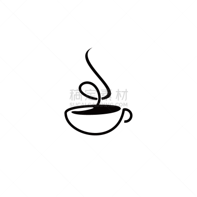 coffee cup icon and logo design idea