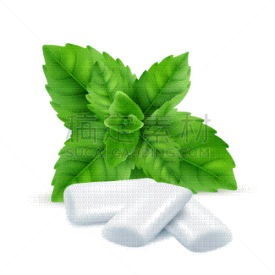 薄荷醇,清新,人的牙齿,白色,叶子,薄荷,绿薄荷,胡椒薄荷,糖果,离开