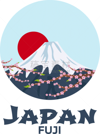 日本,山,樱之花,樱桃,自然美,夏天,建筑,旅行,花