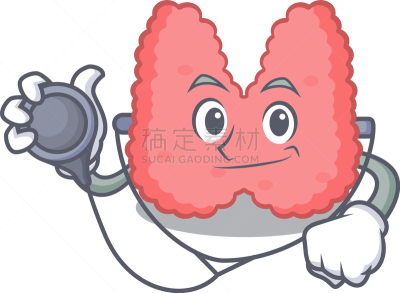 性格,甲状腺,卡通,时尚,生物学,可爱的,专门技术,健康保健