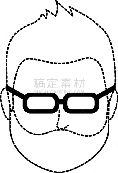 男人,斑点,形状,头像,轮廓,商务,人,肖像,违约