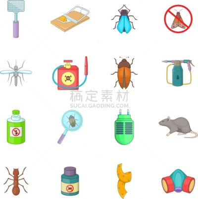 害虫根除者,昆虫,蜘蛛,蟑螂,矢量,捕鼠器,蚜虫,图像,苍蝇拍,蚊子