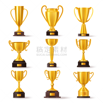 杯,奖,黄金,奖杯,运动,底座,获胜