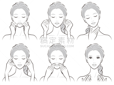 女人,绘画插图,可爱的,淋巴系统,时装模特,人的脸部,半身像,日本,抗衰老