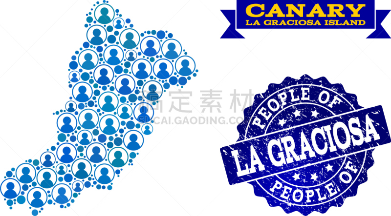La Graciosa,人,镶嵌图案,水印,发狂的,自然地理,优美,男人,构图