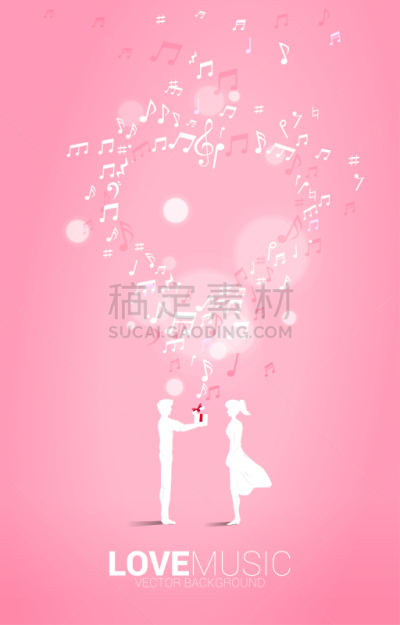 异性恋,音符,音乐,用双手走路,舞蹈,拿着,背景分离,钥匙,浪漫,调号