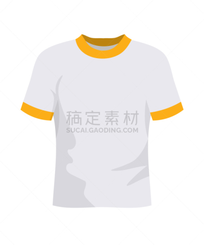 soccer t shirt flat