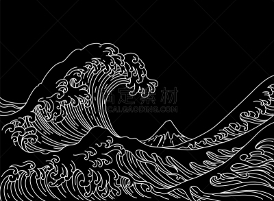 波浪,日本,非凡的,华丽的,传统,寿司,菜单,运动,壁纸,传统节日