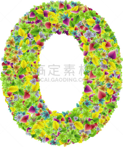 清新,叶子,字体,多色的,植物园,请柬,字母,多样,传统节日,问候