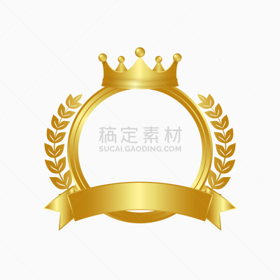 品牌名称,王冠,黄金,月桂花冠,华丽的,华贵