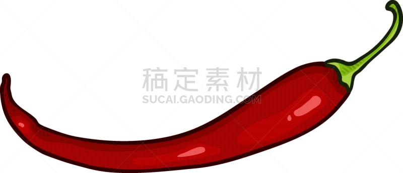 red chili papper cartoon
