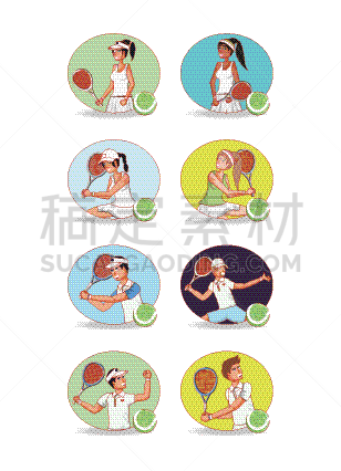 网球运动,性格,进行中,伴侣,男孩,制服,球拍,男人,休闲