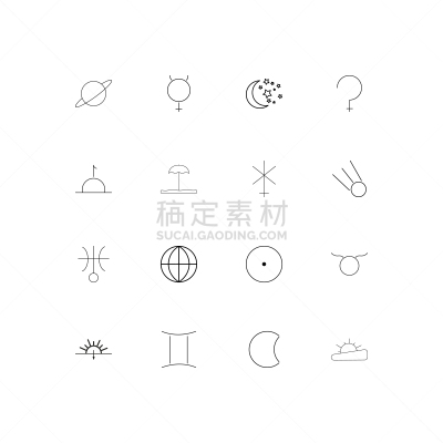 轮廓,直的,计算机图标,星座,球形建筑,斯尔瑞兹,图像,矢量,天王星,行星