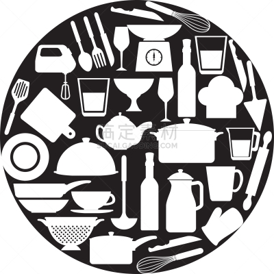 银餐具,设备用品,式样,商业厨房,分离着色,晚餐,厨房器具,食品,烹调,装饰