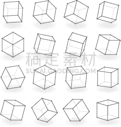 三维图形,分离着色,线条,块状,正方形,华丽的,商务,几何形状,现代,建筑业