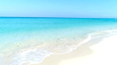 日本冲绳美丽的海景