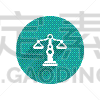 分离着色,白色,图标,长的,秤,商务