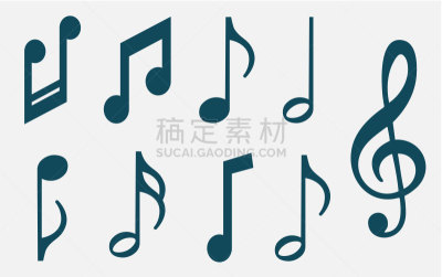 音符,计算机图标,绘画插图,矢量,数字10,背景分离,钥匙,调号,波斯湾,现代