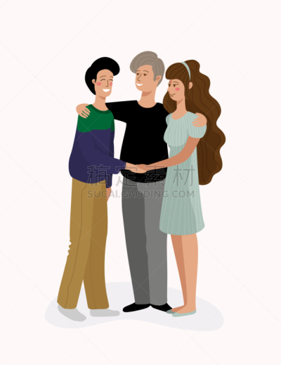 女人,人,友谊,男人,女儿,婚姻,浪漫,二月,拿着,绘画插图