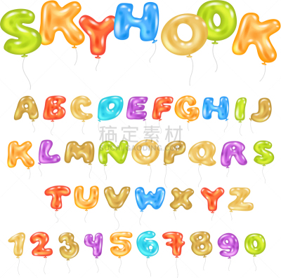 字母,字母表次序,字体,气球,儿童,信函,玩具,英格兰,恶作剧,嬉戏的