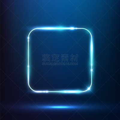 绘画插图,圆形,图像特效,矢量,蓝色,角度,霓虹灯,边框,发光