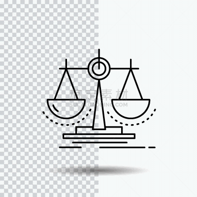 平衡,比例,线图标,商务,决定