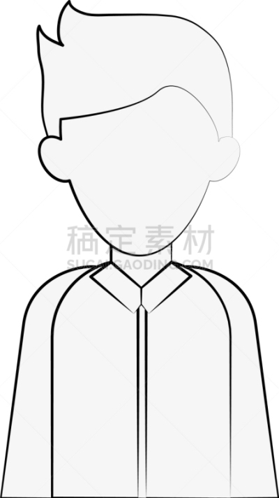 男人,卡通,头像,白色,商务,人,肖像,图像,矢量,违约