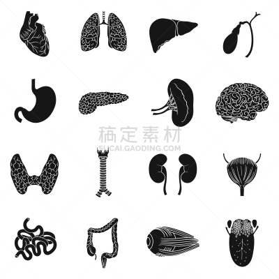 巨大的,黑色,时尚,计算机图标,分离着色,人,图像,小的,布置