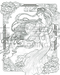 秋天,中间,韩国中秋节,垂直画幅,图像,菊花,无人,女神,矢量,单色调