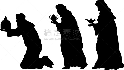 节日,东方三贤士,礼物,分离着色,传统,耶稣降生,家庭,幻想,庆祝