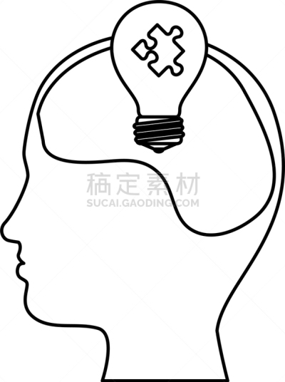 侧面像,电灯泡,谜题游戏,商务,部分,策略,休闲,思考,联系