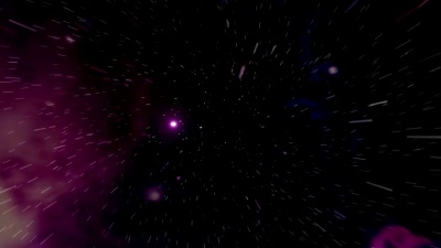 星云空间动画-快速旅行