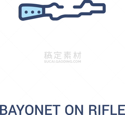 刺刀,计算机图标,概念,极简构图,两个物体,白色,轮廓,叛逆