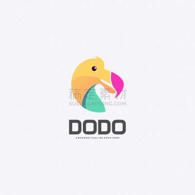 logo dodo pose gradient colorful