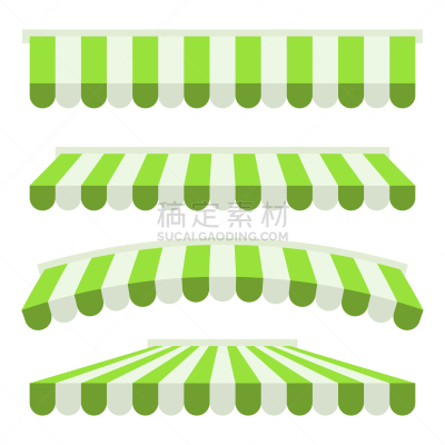 屋顶,户外,绘画插图,商店,天篷,帐篷,矢量,遮阳篷,窗户,复古