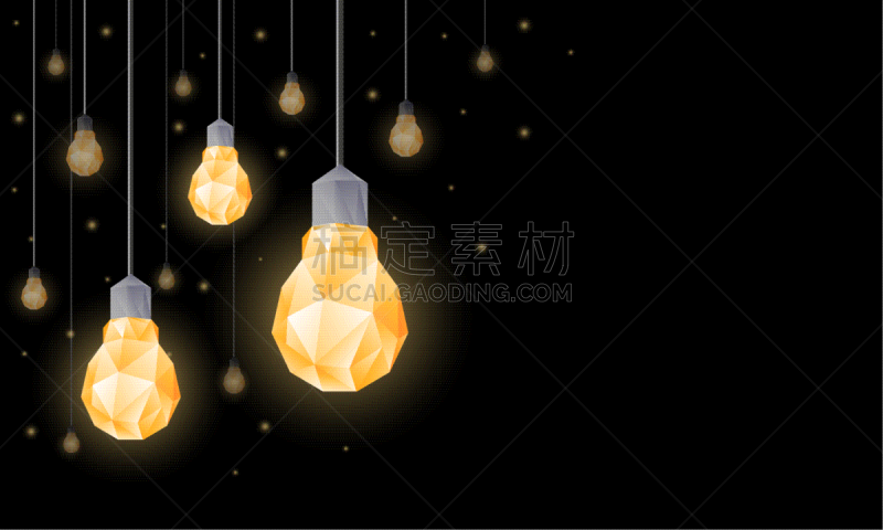 电灯泡,天花板,悬挂的,华丽的,商务,热,几何形状,技术,模板,点燃