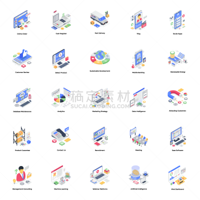 绘画插图,数据,电子邮件,图表,商务,银行业,互联网,策略,博客,视频会议