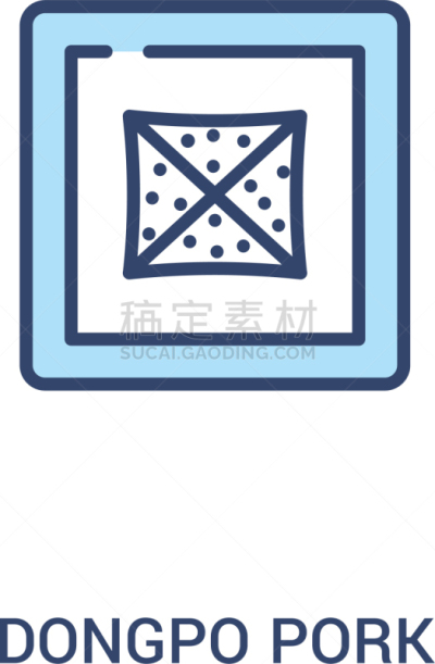 概念,东坡猪肉,计算机图标,线条,极简构图,两个物体,白色,轮廓,亚洲