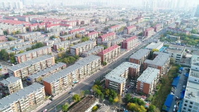 住宅建筑鸟瞰