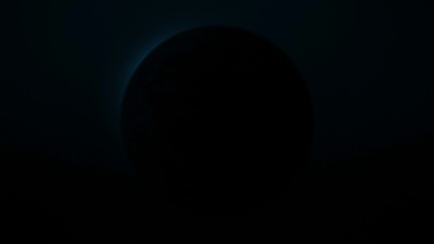 带连接线的  Blue Globe(居中)-6秒后可环路-国际网络/飞行路线