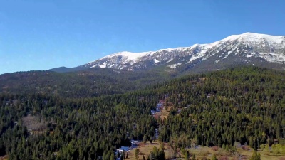 布里奇山山脉鸟瞰
